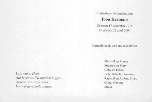 Beste Federatie Historie Sittard-Geleen-Born: Toon Hermans FH-28